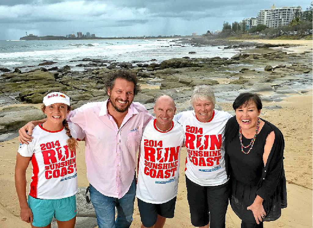 SIGNED ON: Ironwoman Jordan Mercer, Mark Darin from Mix FM, rugby league great Alfie Langer, former Olympian Raelene Boyle and Mix FM’s Carolyn Hutchinson promote Run Sunshine Coast. SIGNED ON: Ironwoman Jordan Mercer, Mark Darin from Mix FM, rugby league great Alfie Langer, former Olympian Raelene Boyle and Mix FM’s Carolyn Hutchinson promote Run Sunshine Coast.