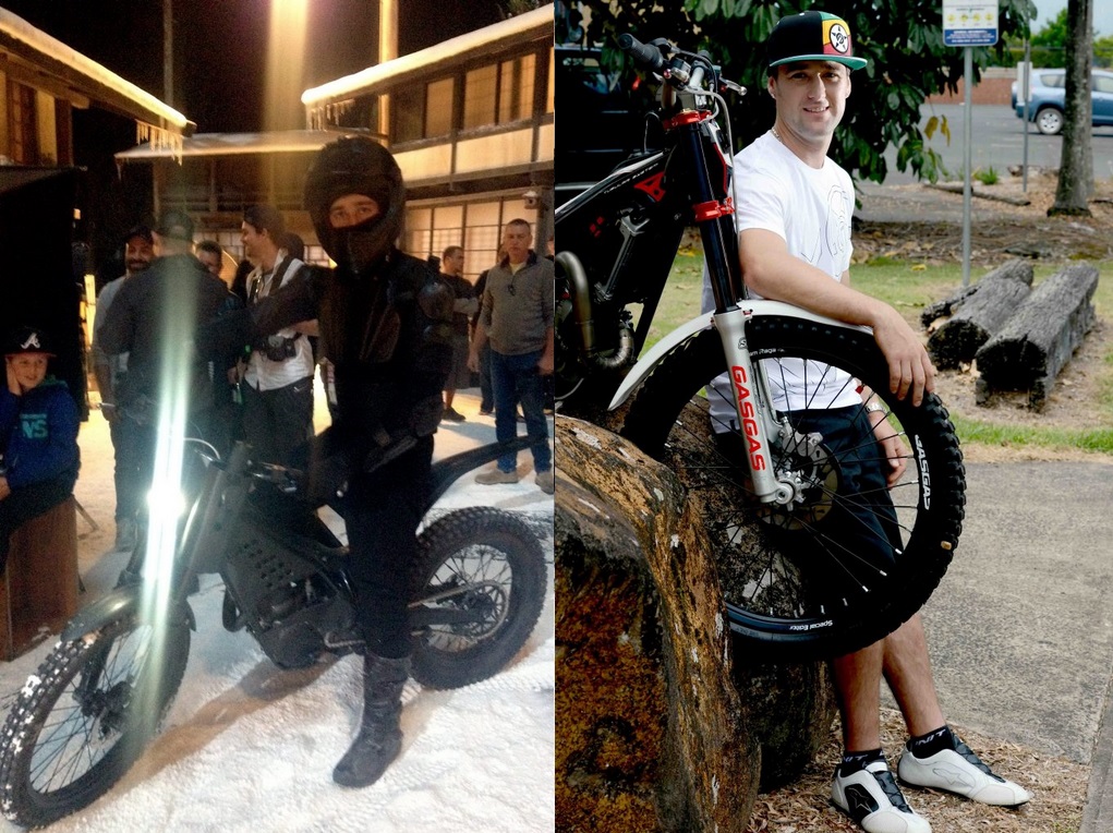 Rosebank's Jack Field pictured ready for some ninja assassin work (left) and relaxing at Lismore between hits. Rosebank's Jack Field pictured ready for some ninja assassin work (left) and relaxing at Lismore between hits.