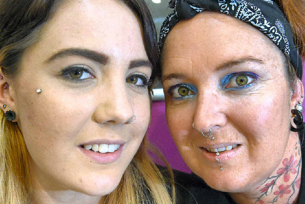 WHAT NEXT? Caitlin Cole and Pixi Zupp at SKINKandy in Maroochydore. WHAT NEXT? Caitlin Cole and Pixi Zupp at SKINKandy in Maroochydore.