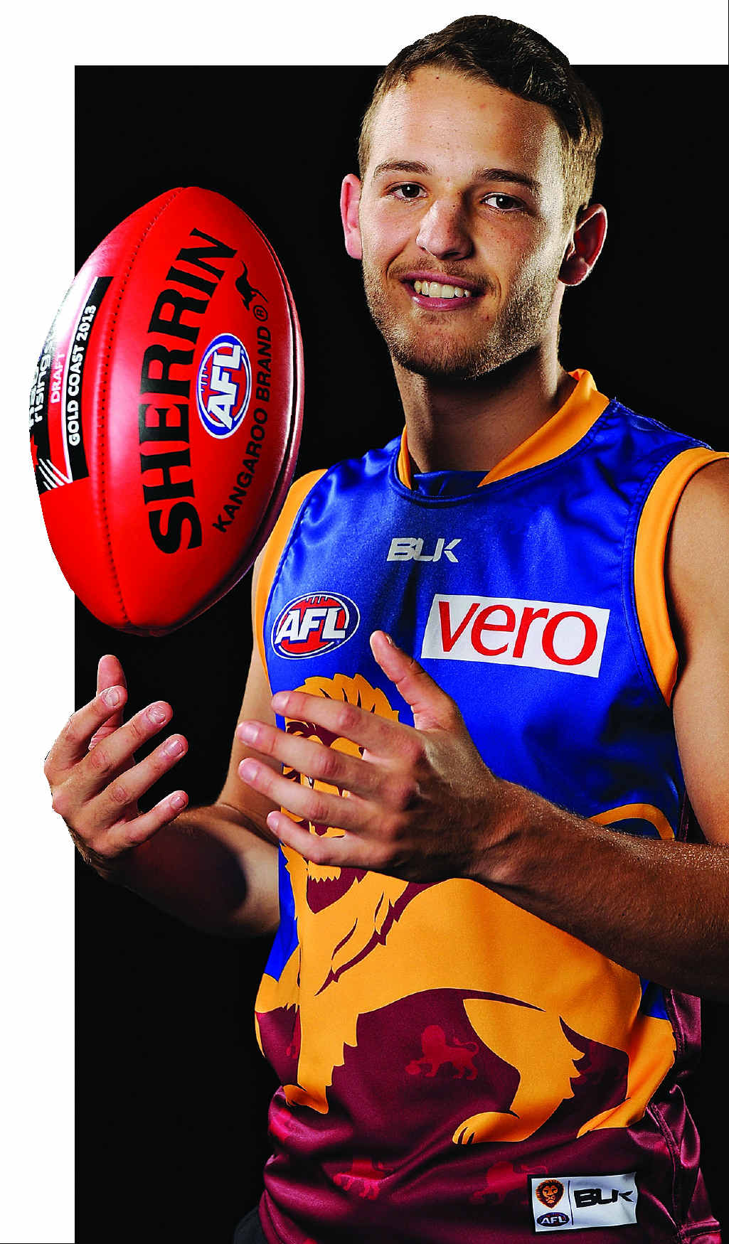 HAPPY LION; James Aish has settled into life in Brisbane well. HAPPY LION; James Aish has settled into life in Brisbane well.