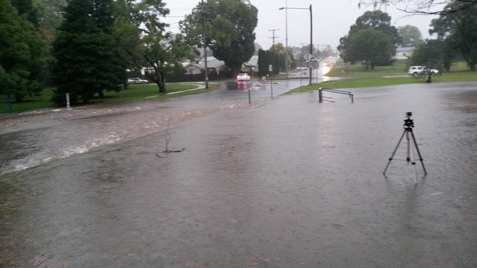 Flash flooding in South St, where photograph Grant Rolph witnessed several motorists driving through the fast flowing waters. Flash flooding in South St, where photograph Grant Rolph witnessed several motorists driving through the fast flowing waters.