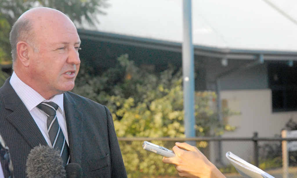 Acting Detective Inspector Daren Edwards holds a press conference on the deaths of a Glasshouse Mountains couple. Acting Detective Inspector Daren Edwards holds a press conference on the deaths of a Glasshouse Mountains couple.