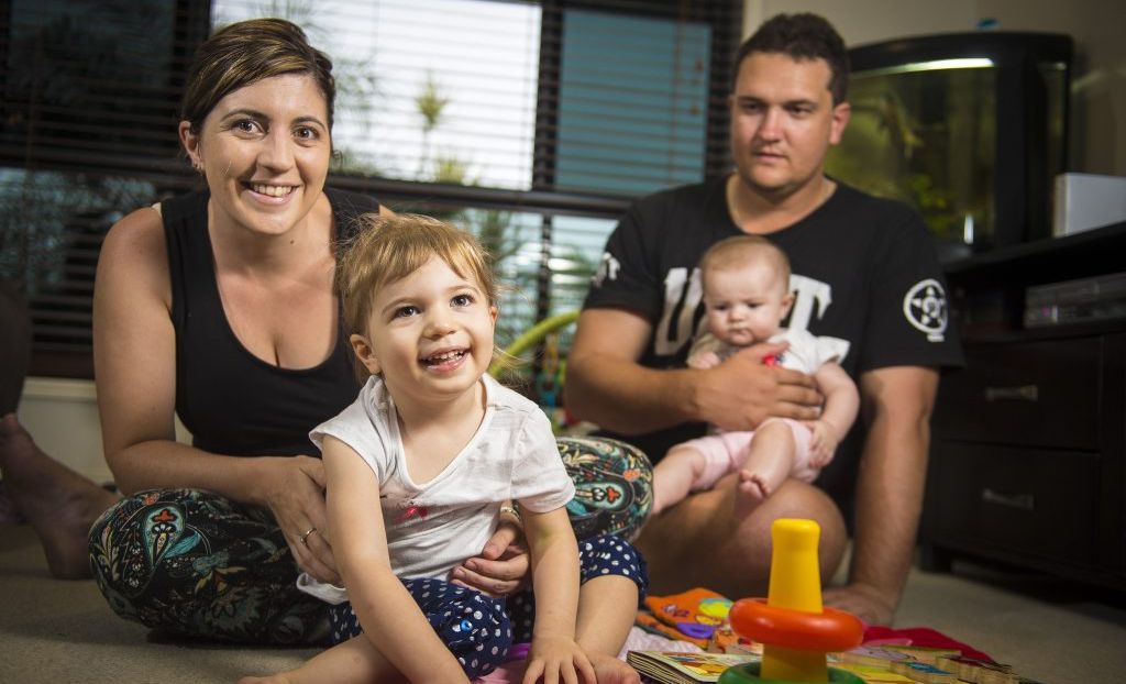 WANTING ANSWERS: Hayley and Josh O Donohue with daughters Zoey, 2, and Lily, 4 months, want to know why health support services are leaving Gladstone and not being replaced. WANTING ANSWERS: Hayley and Josh O Donohue with daughters Zoey, 2, and Lily, 4 months, want to know why health support services are leaving Gladstone and not being replaced.
