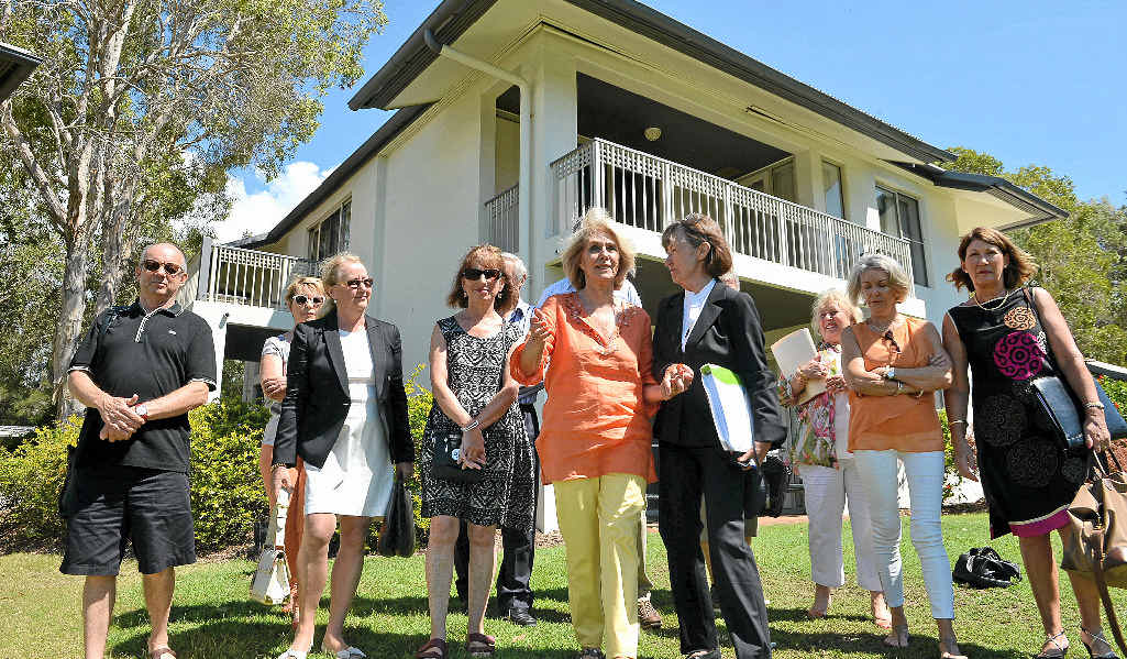 ANGER FLARES: Presidents’ Club members at Palmer Coolum Resort. ANGER FLARES: Presidents’ Club members at Palmer Coolum Resort.