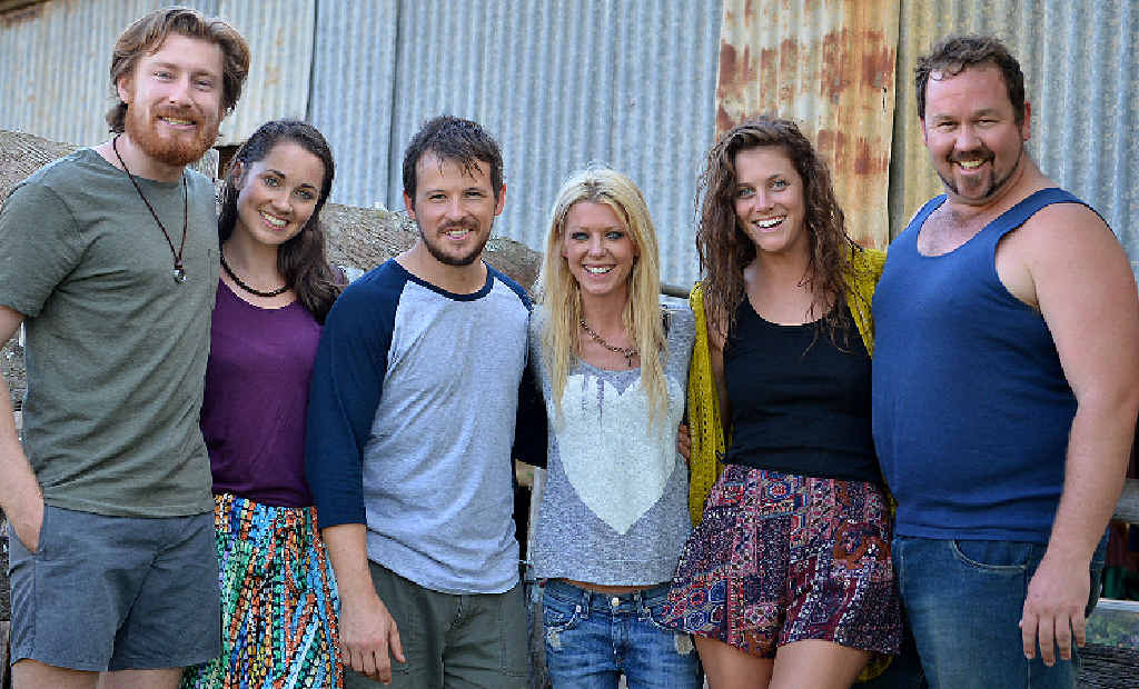 On location at Lagoon Pocket was the cast of the horror film (from left) David Beamish, Genna Chanelle Hayes, Dean Kirkright, Tara Reid, Allira Jaques and Sam Coward. On location at Lagoon Pocket was the cast of the horror film (from left) David Beamish, Genna Chanelle Hayes, Dean Kirkright, Tara Reid, Allira Jaques and Sam Coward.
