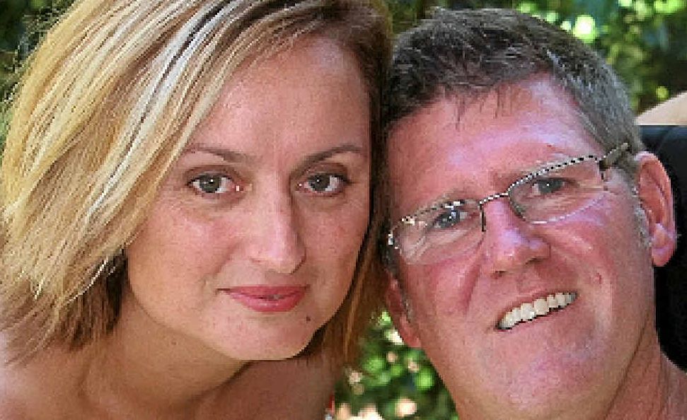 TOGETHER TO THE END: Kelly and Mark Rowlinson. TOGETHER TO THE END: Kelly and Mark Rowlinson.
