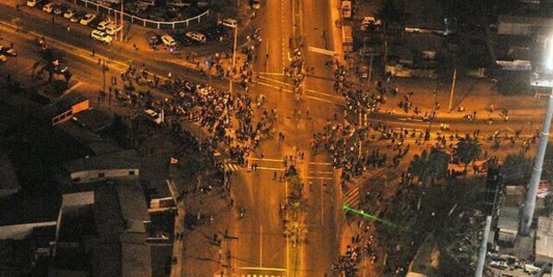 Evacuation in Chile after a major earthquake. Source: Twitter Evacuation in Chile after a major earthquake. Source: Twitter