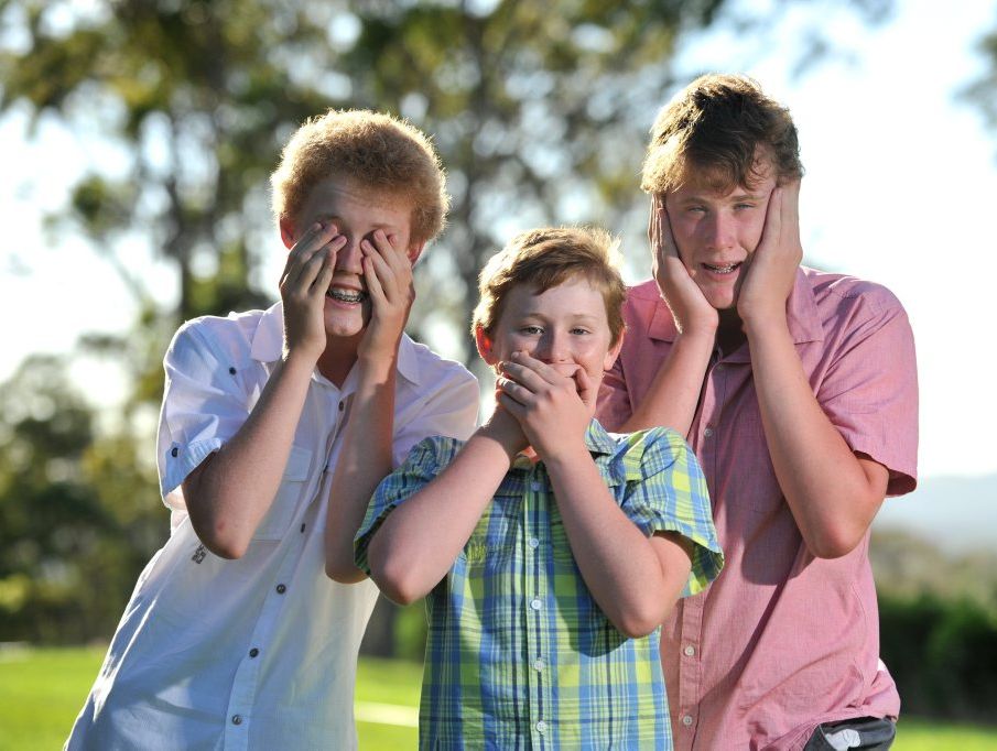 Lochlan, 14, Alex, 10, and Ben Niven, 14, are set for the 2014 Gladstone City Eisteddfod. Lochlan, 14, Alex, 10, and Ben Niven, 14, are set for the 2014 Gladstone City Eisteddfod.