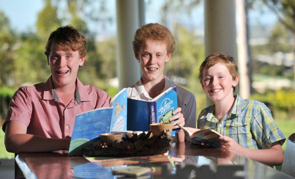 Lochlan, 14, Alex, 10, and Ben Niven, 14, are set for the 2014 Gladstone City Eisteddfod. Lochlan, 14, Alex, 10, and Ben Niven, 14, are set for the 2014 Gladstone City Eisteddfod.