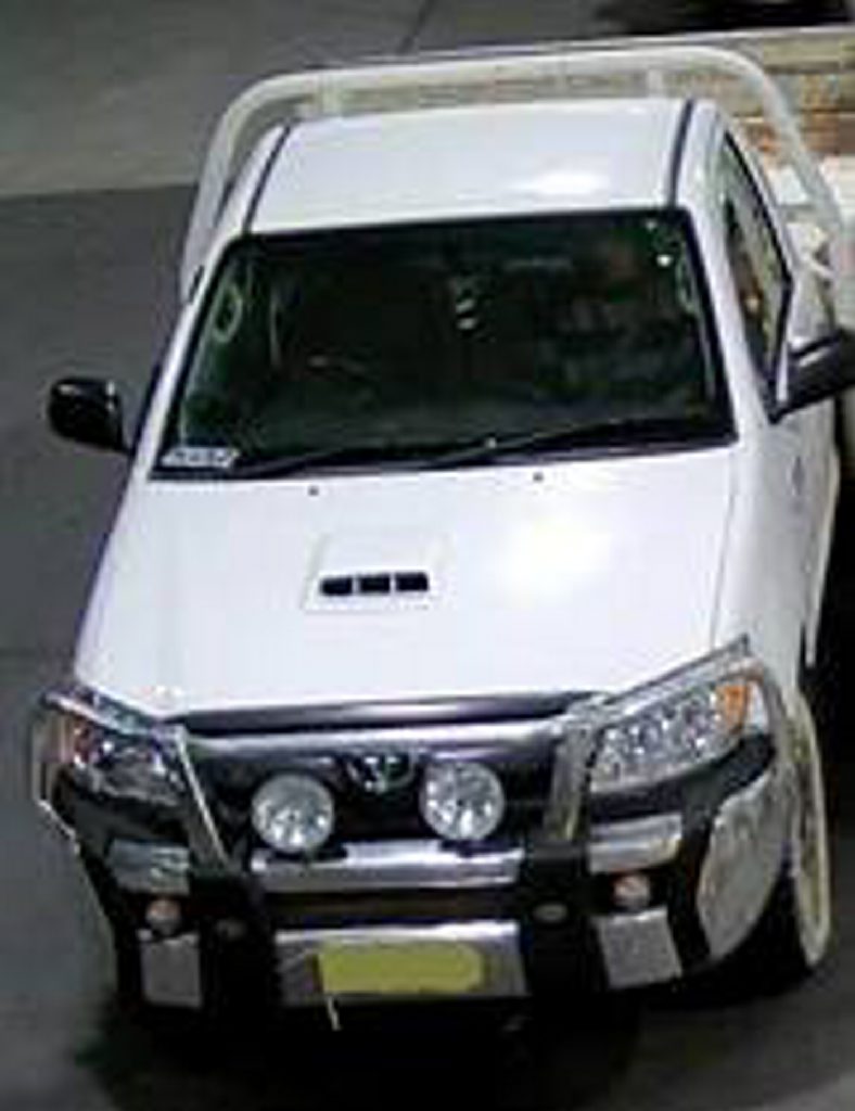 Police are looking for the owner of this Hilux.