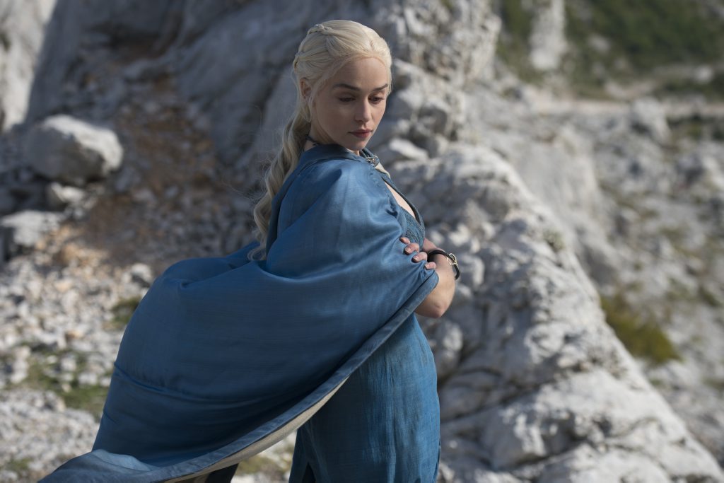 Emilia Clarke is Daenerys, the Mother of Dragons, in Game of Thrones. Emilia Clarke is Daenerys, the Mother of Dragons, in Game of Thrones.