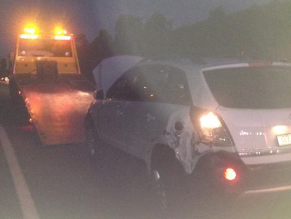 Traffic crash on Benaraby-Gladstone Rd. Traffic crash on Benaraby-Gladstone Rd.