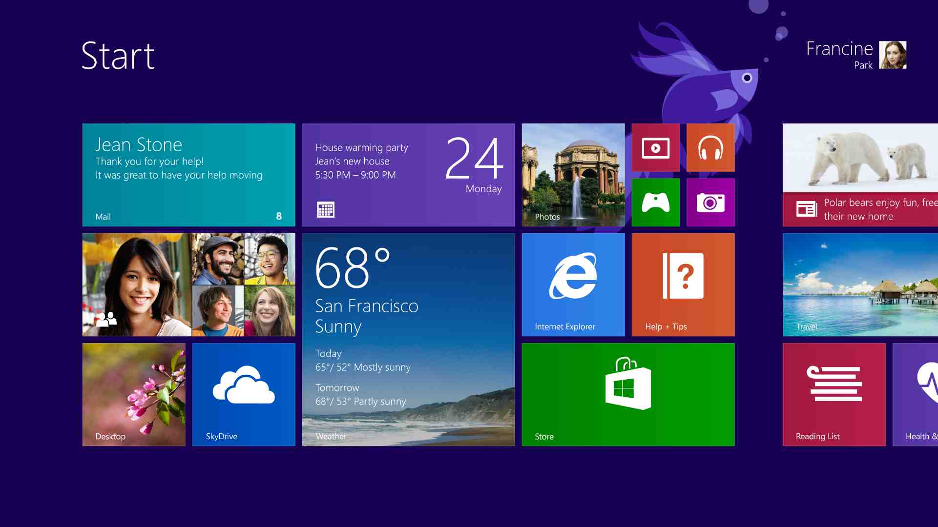 Microsoft Windows 8.1 operating system. Microsoft Windows 8.1 operating system.
