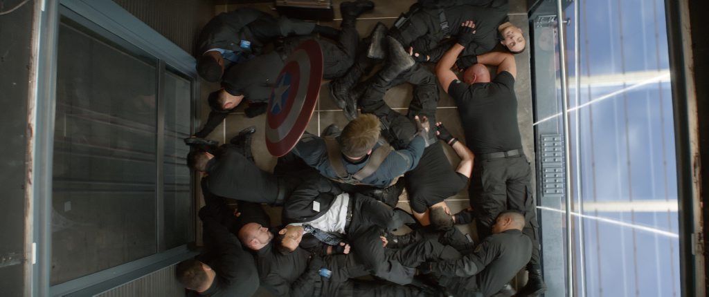 Mulvey's bruised and beaten character can be seen top right. Mulvey's bruised and beaten character can be seen top right.