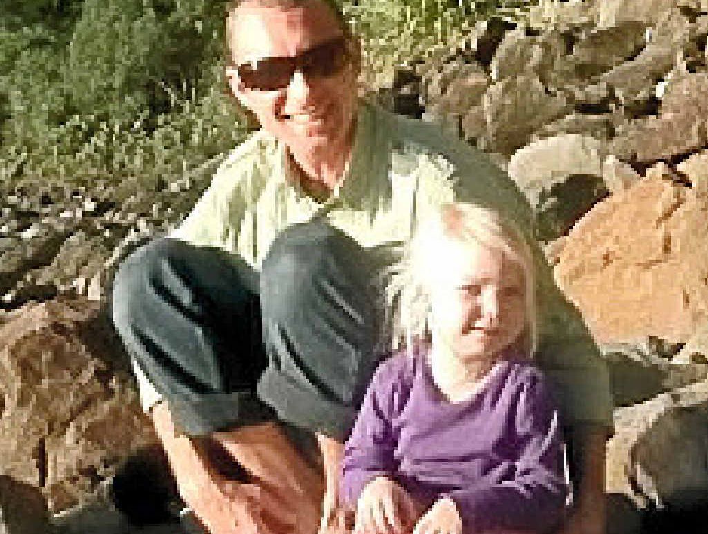 FAREWELLED: Eeva Dorendahl-Hutchings and father Greg Hutchings. FAREWELLED: Eeva Dorendahl-Hutchings and father Greg Hutchings.