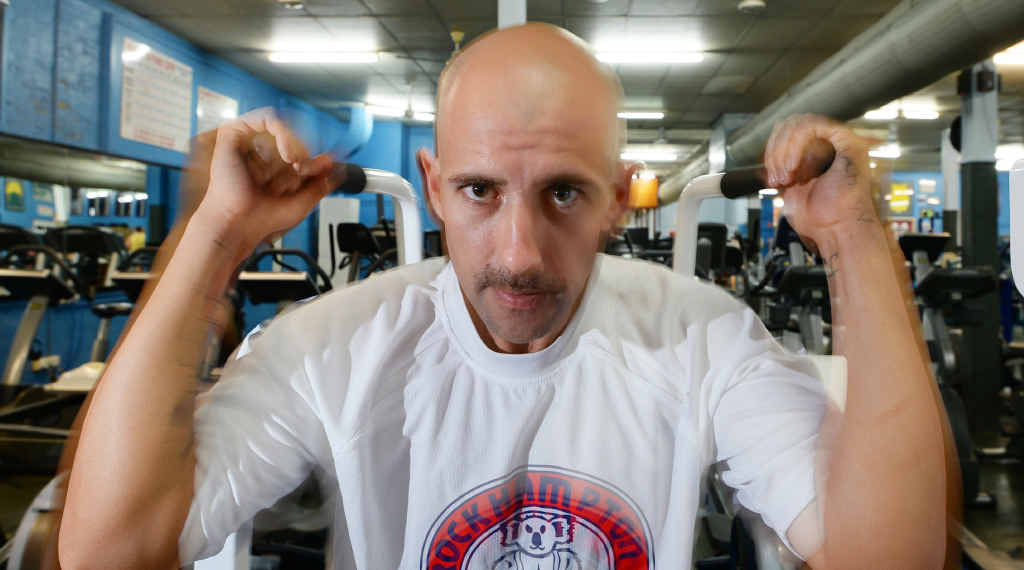 NEW ME: Rockhampton’s Joe Lewis keeps up the hard work at Rockhampton Fitness Centre on East St after losing 48kg in five months. He has just 2kg to go before he reaches his goal weight. NEW ME: Rockhampton’s Joe Lewis keeps up the hard work at Rockhampton Fitness Centre on East St after losing 48kg in five months. He has just 2kg to go before he reaches his goal weight.