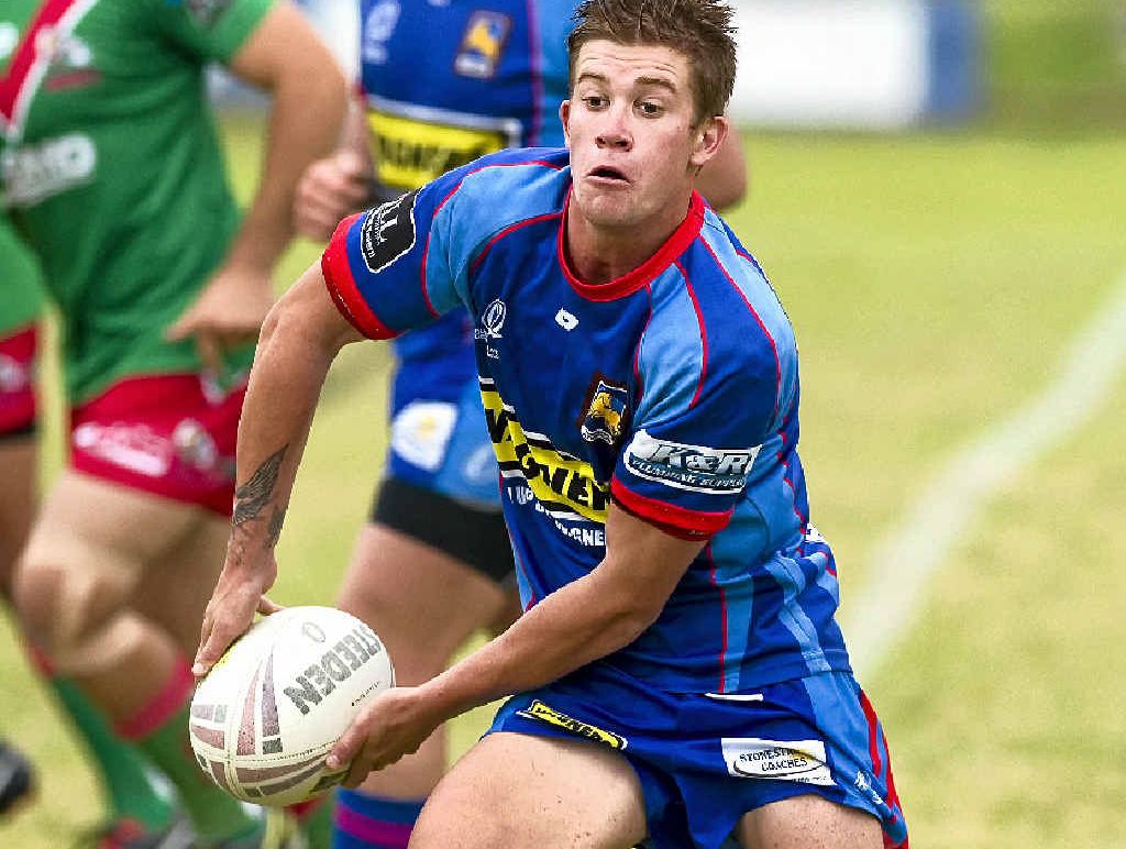 Brodie Ciesiolka, in action for Toowoomba Clydesdales FOGS Cup Colts side, has helped the Wattles line-up. Brodie Ciesiolka, in action for Toowoomba Clydesdales FOGS Cup Colts side, has helped the Wattles line-up.