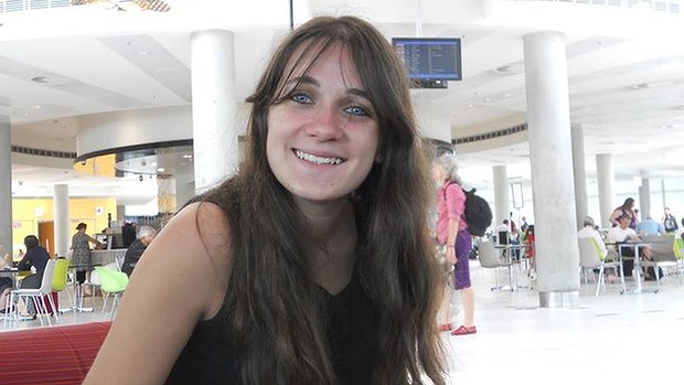 French student Sophie Collombet. French student Sophie Collombet.