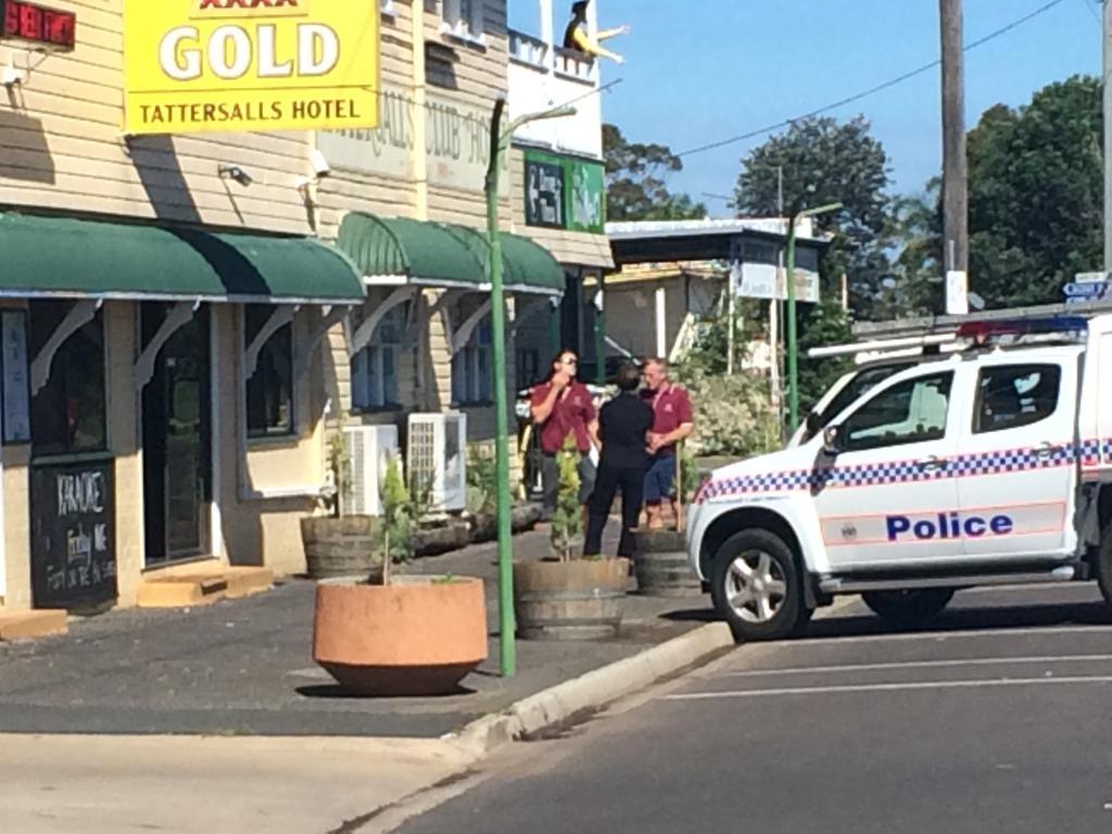 Police are investigating the theft of a large amount of cash from a safe at the Tattersalls Club Hotel in Pittsworth. Police are investigating the theft of a large amount of cash from a safe at the Tattersalls Club Hotel in Pittsworth.