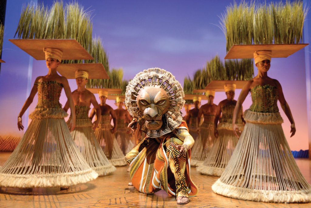 The character Mufasa in a scene from The Lion King. The character Mufasa in a scene from The Lion King.