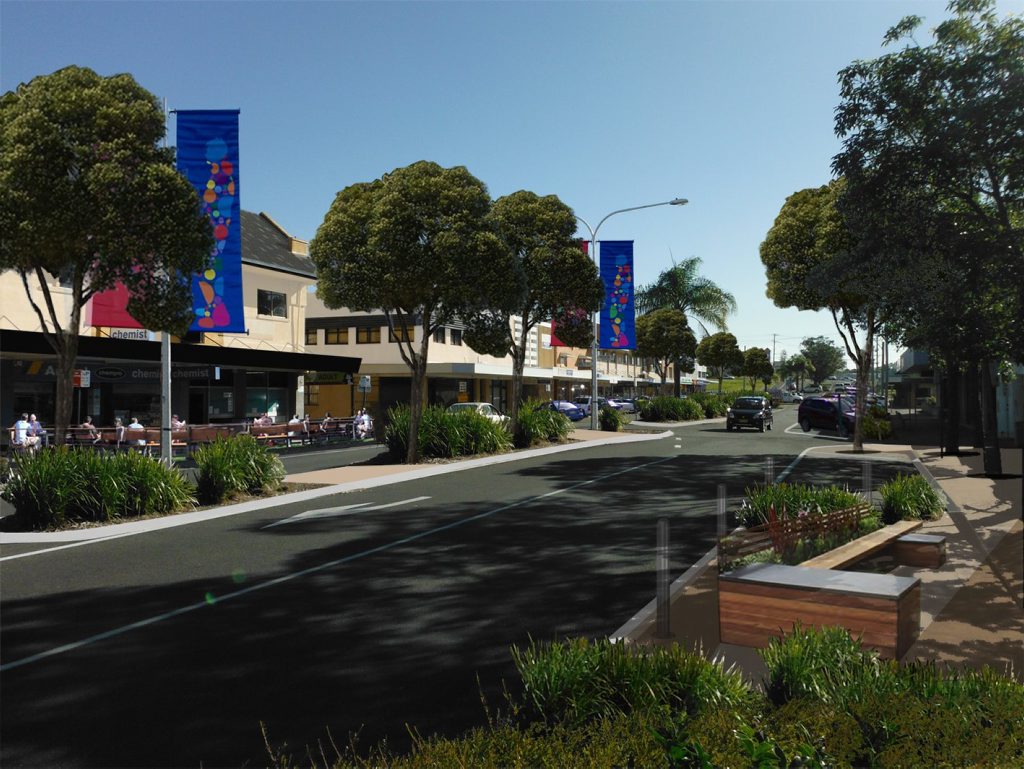 An artist's impression of the new look Bay St An artist's impression of the new look Bay St