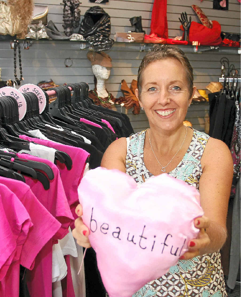 HAPPIER TIMES: Rachel Luck from Beautiful You feels sorry for shoplifters. HAPPIER TIMES: Rachel Luck from Beautiful You feels sorry for shoplifters.