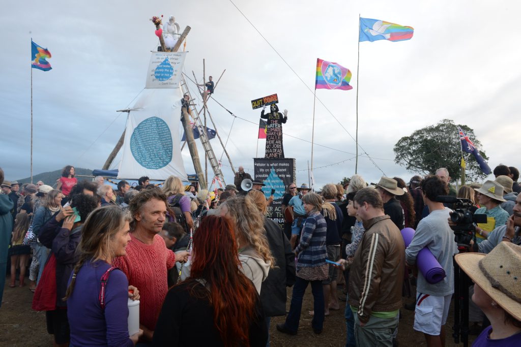 The Bentley Blockade. Photo : Mireille Merlet-Shaw/The Northern Star The Bentley Blockade. Photo : Mireille Merlet-Shaw/The Northern Star