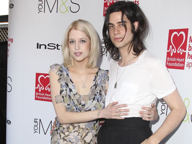 Peaches Geldof with husband Thomas Cohen. Peaches Geldof with husband Thomas Cohen.