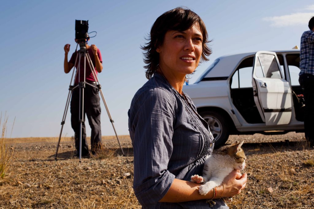 Director Kimberley Joseph filming in Kazakhstan. Director Kimberley Joseph filming in Kazakhstan.