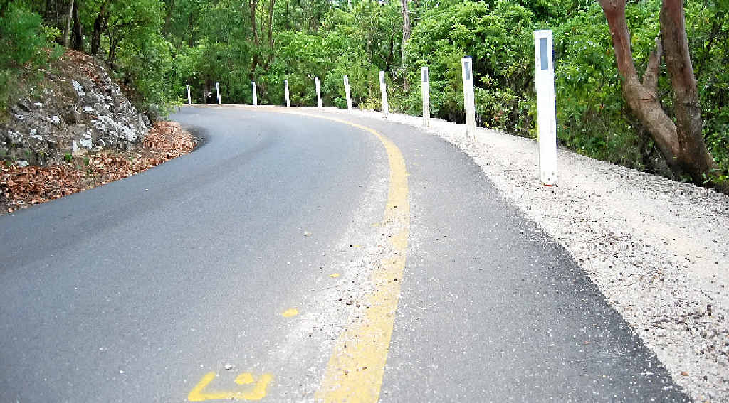 PEDESTRIAN INJURED: Police road marks relating to an alleged hit-and-run incident on the road heading from the Byron Bay lighthouse. PEDESTRIAN INJURED: Police road marks relating to an alleged hit-and-run incident on the road heading from the Byron Bay lighthouse.