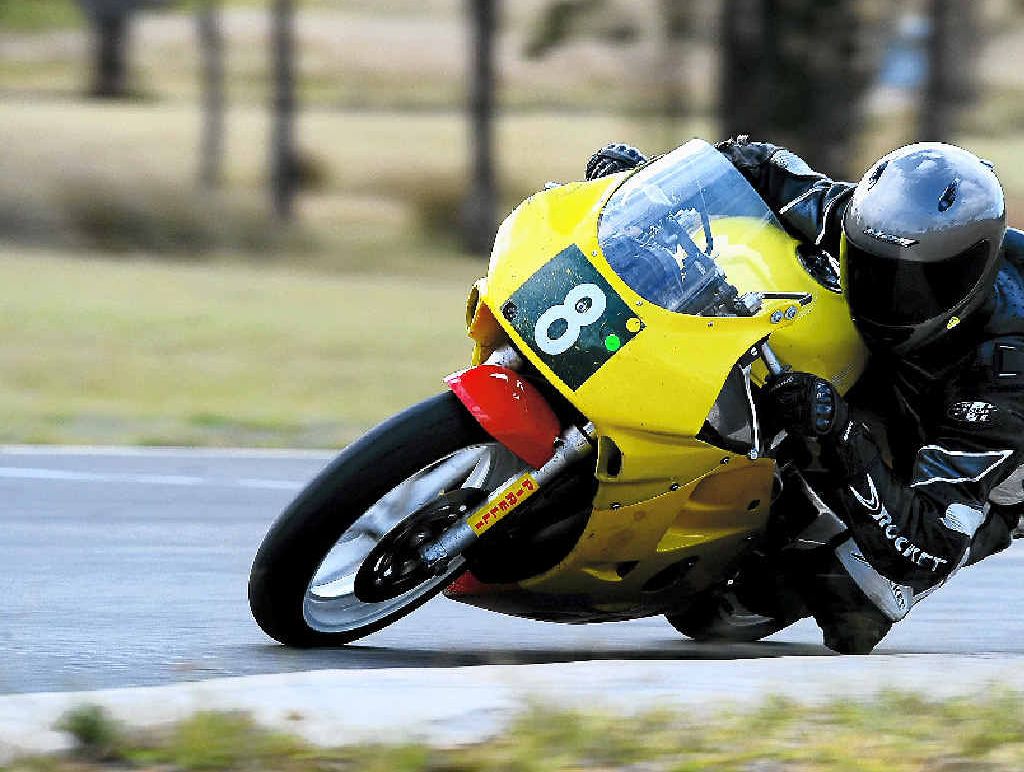 Motorcycle Sportsmen of Queensland vice-president Simon Dickson will be among 90 riders at the Pirelli Southern Downs Road Race Series and Queensland Road Race Championships at Morgan Park over the weekend. Motorcycle Sportsmen of Queensland vice-president Simon Dickson will be among 90 riders at the Pirelli Southern Downs Road Race Series and Queensland Road Race Championships at Morgan Park over the weekend.