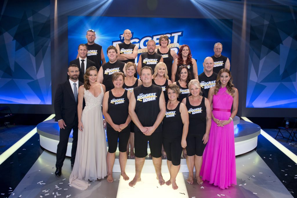 The Biggest Loser 2014 town champions with trainers Shannan Ponton, Commando Steve Willis, Michelle Bridges and host Hayley Lewis. The Biggest Loser 2014 town champions with trainers Shannan Ponton, Commando Steve Willis, Michelle Bridges and host Hayley Lewis.