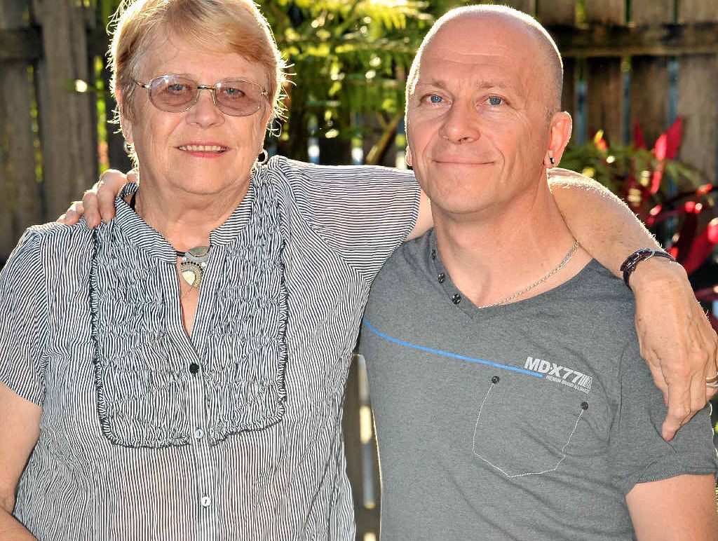 Graham Stafford and his greatest supporter, his mother Jean. Graham Stafford and his greatest supporter, his mother Jean.