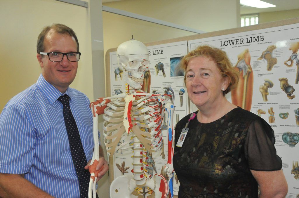 NEW SPECIALIST: Orthopaedic surgeon Dr Gerard Kilian with Gladstone Hospital Director of Medical Services Dr Nicki Murdock. NEW SPECIALIST: Orthopaedic surgeon Dr Gerard Kilian with Gladstone Hospital Director of Medical Services Dr Nicki Murdock.