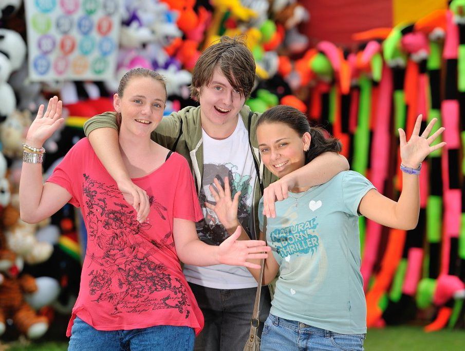 Jasmine Zeller, 15, Mitchell McGann, 18, and Mia Zeller, 17, were excited to go to their favourite Gladstone event. Jasmine Zeller, 15, Mitchell McGann, 18, and Mia Zeller, 17, were excited to go to their favourite Gladstone event.