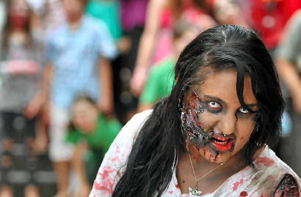 Gladstone’s first Zombie Quest Walk took place on Saturday as part of the region’s National Youth Week activities. Gladstone’s first Zombie Quest Walk took place on Saturday as part of the region’s National Youth Week activities.