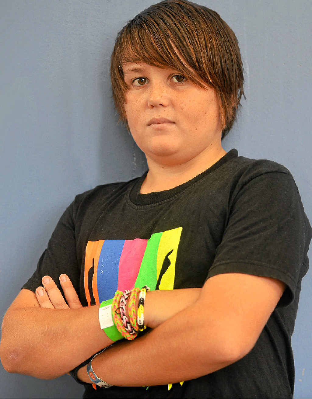 ONLY CHOICE: Taj Ross, 11, has given up league because of the risk. Photo: Warren Lynam ONLY CHOICE: Taj Ross, 11, has given up league because of the risk. Photo: Warren Lynam