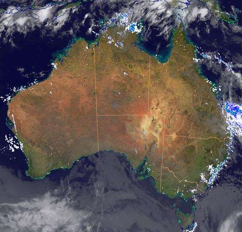Radar image for Cyclone Ita. Radar image for Cyclone Ita.