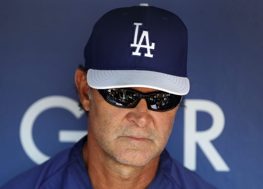 Los Angeles Dodgers manager Don Mattingly. Los Angeles Dodgers manager Don Mattingly.