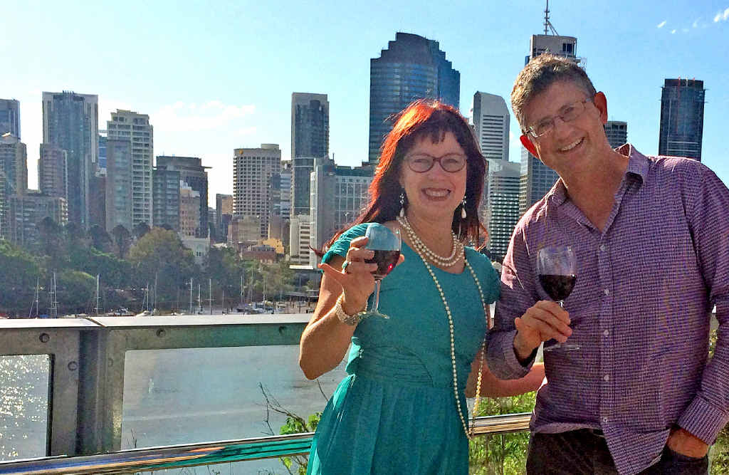 HONOUR: Symphony Hill Wines owners Ewen and Elissa Macpherson performing quality assurance on their 2008 Reserve Shiraz, ensuring their pinkies are extended in the royal manner. HONOUR: Symphony Hill Wines owners Ewen and Elissa Macpherson performing quality assurance on their 2008 Reserve Shiraz, ensuring their pinkies are extended in the royal manner.