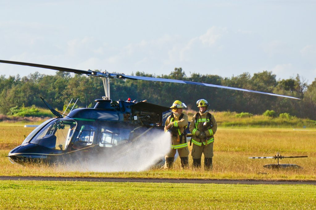 A helicopter crashed near Coffs Aero Club this morning. A helicopter crashed near Coffs Aero Club this morning.