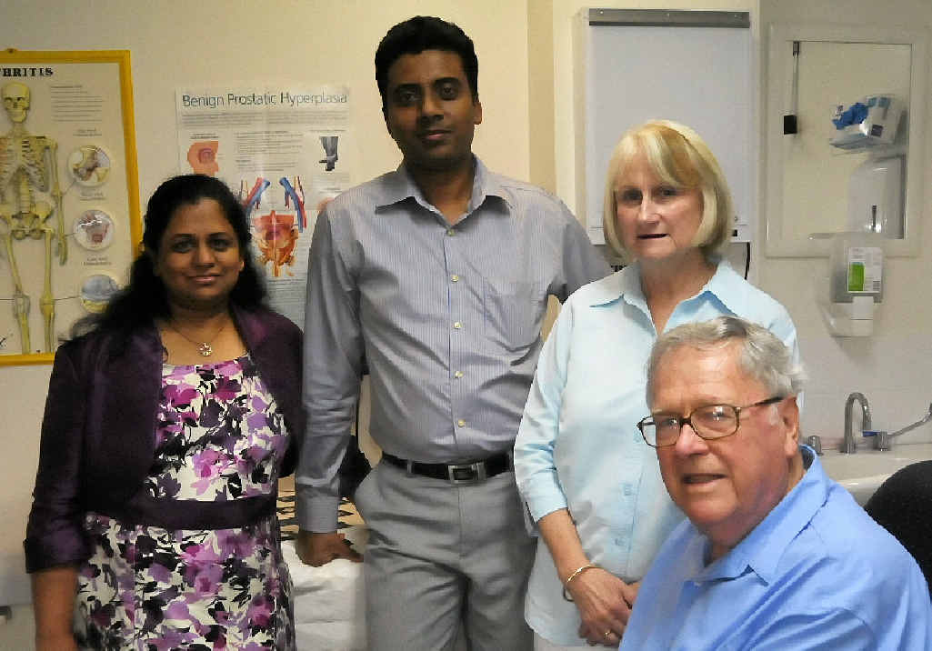 MEDIFIELD: Dr Sarangi Ratnayake, Dr Nishantha Herath, Dr Deanne Anderson and Dr Maurice McGree are the proud co-owners of the Gladstone Valley Medical Centre and Calliope Medical Centre. MEDIFIELD: Dr Sarangi Ratnayake, Dr Nishantha Herath, Dr Deanne Anderson and Dr Maurice McGree are the proud co-owners of the Gladstone Valley Medical Centre and Calliope Medical Centre.