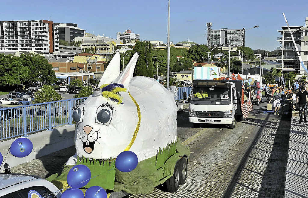 The Gladstone Ports Corporation brought the Easter Bunny out of hibernation for this year’s festival parade. The Gladstone Ports Corporation brought the Easter Bunny out of hibernation for this year’s festival parade.