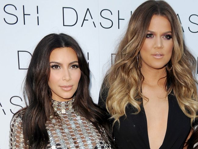 Kim and Khloe Kardashian. Kim and Khloe Kardashian.