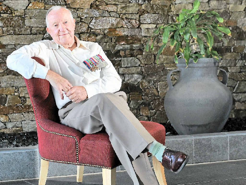 Second World War veteran Col Connors will march for his mates on Anzac Day. Second World War veteran Col Connors will march for his mates on Anzac Day.