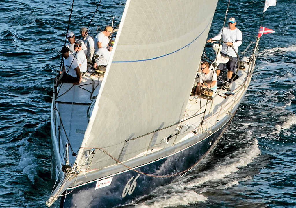Alive, number 66, won The Courier-Mail Cup in the 66th Brisbane to Gladstone yacht race. Alive, number 66, won The Courier-Mail Cup in the 66th Brisbane to Gladstone yacht race.