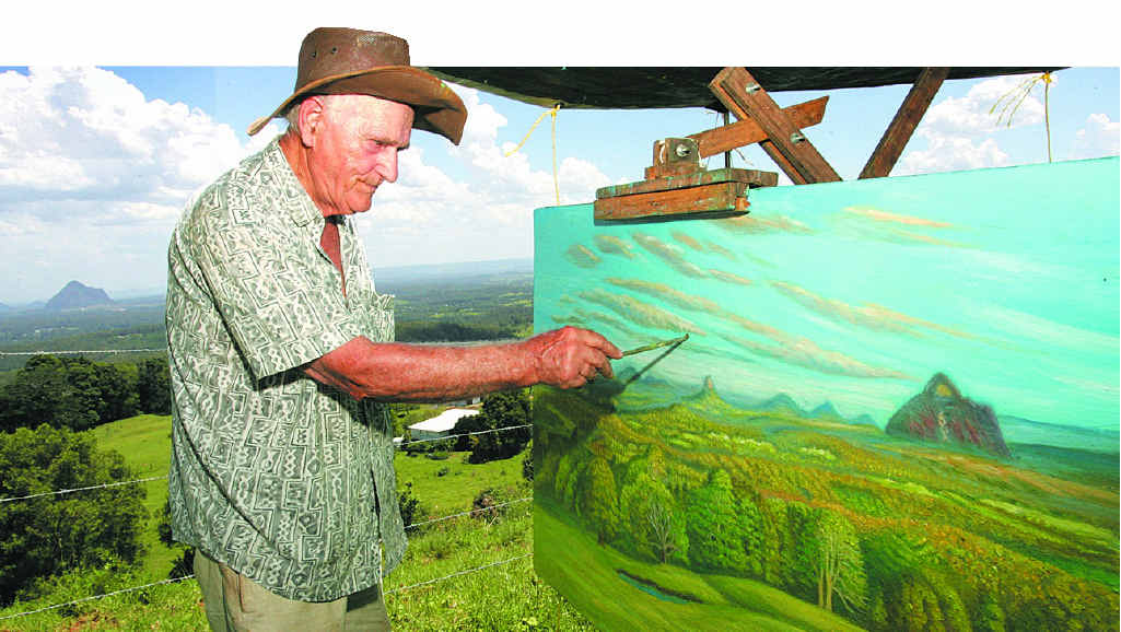 FOND MEMORIES: Artist Charlie Ragazzi has died leaving a legacy of wonderful paintings featuring hinterland scenery. FOND MEMORIES: Artist Charlie Ragazzi has died leaving a legacy of wonderful paintings featuring hinterland scenery.