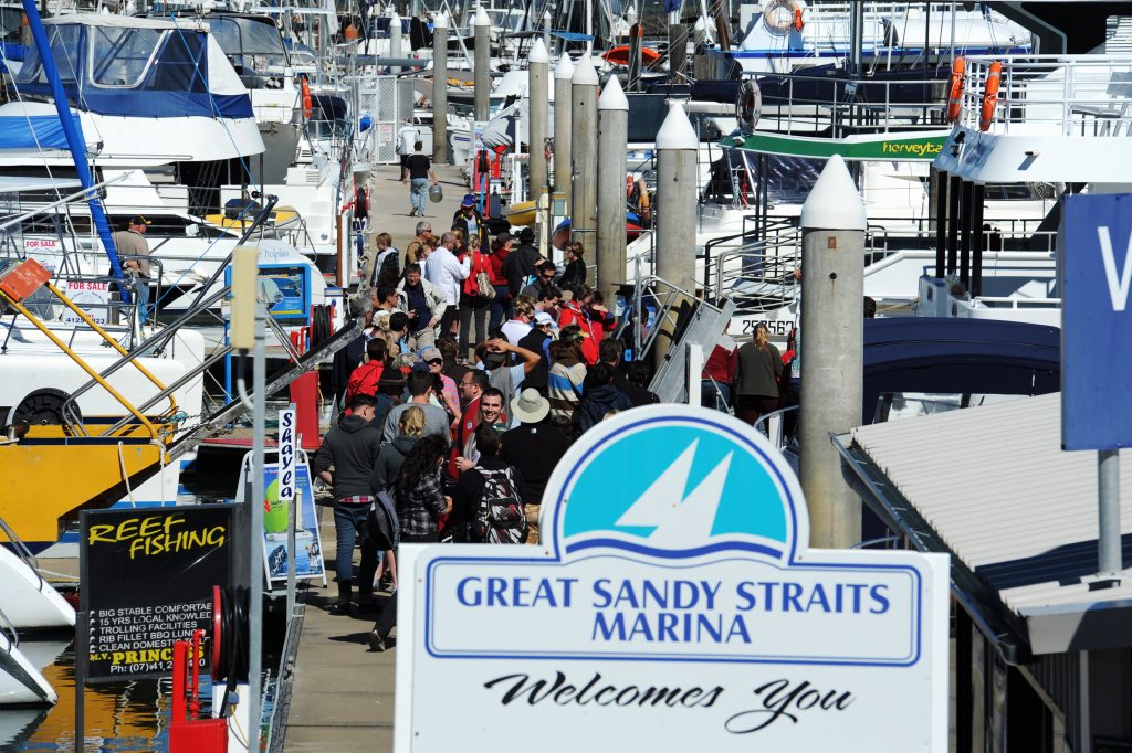 The Great Sandy Straits Marina welcomes the returning migration of tourists to our region. Photo: Valerie Horton / Fraser Coast Chronicle The Great Sandy Straits Marina welcomes the returning migration of tourists to our region. Photo: Valerie Horton / Fraser Coast Chronicle