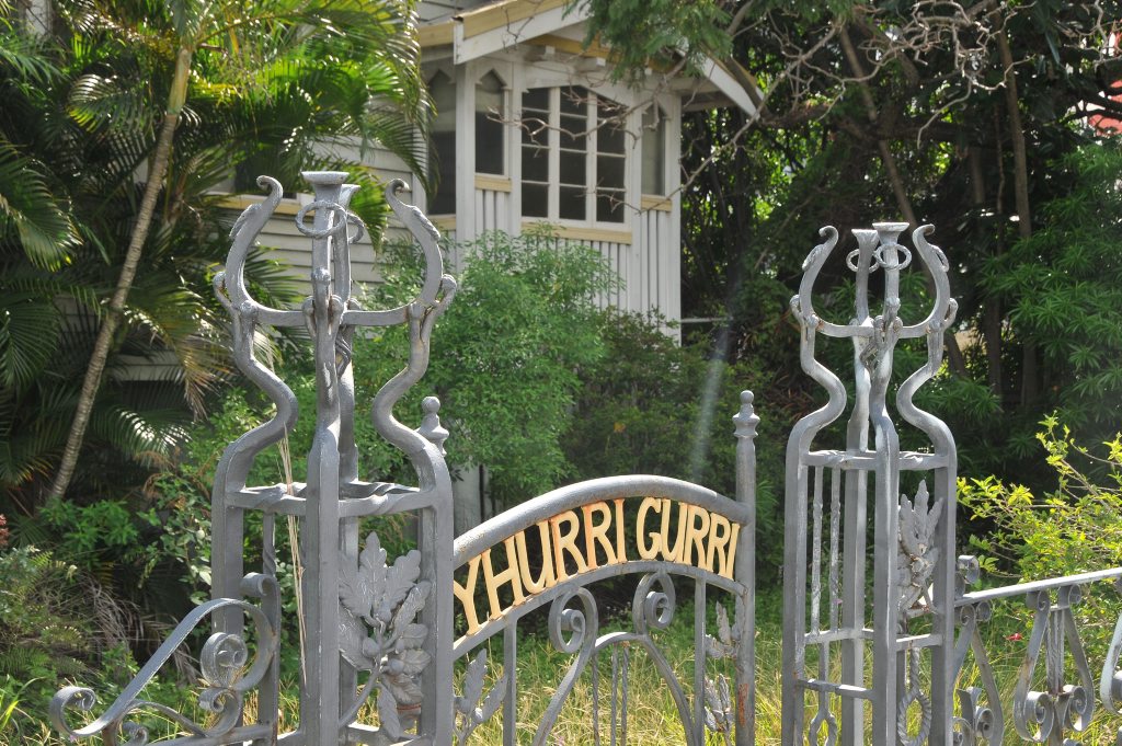 The 77-year old gate on this property will be preserved as the Yarroon St home makes way for a hotel development. The 77-year old gate on this property will be preserved as the Yarroon St home makes way for a hotel development.
