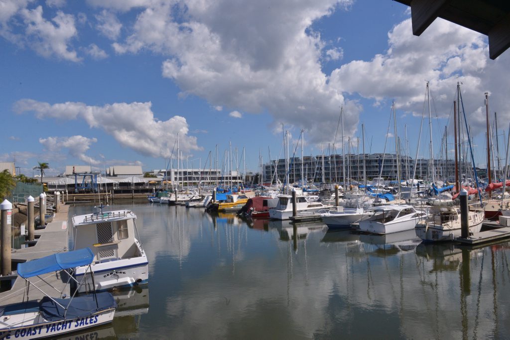 Image for sale: Kawana Waters Marina. Photo John McCutcheon / Sunshine Coast Daily